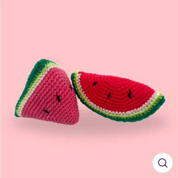 Knit or Crochet Watermelon Amigurumi Darn Good Yarn DIY Kit - Picture 2 of 4
